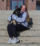 Kylee Wilcox and her German Shepherd puppy, Kora